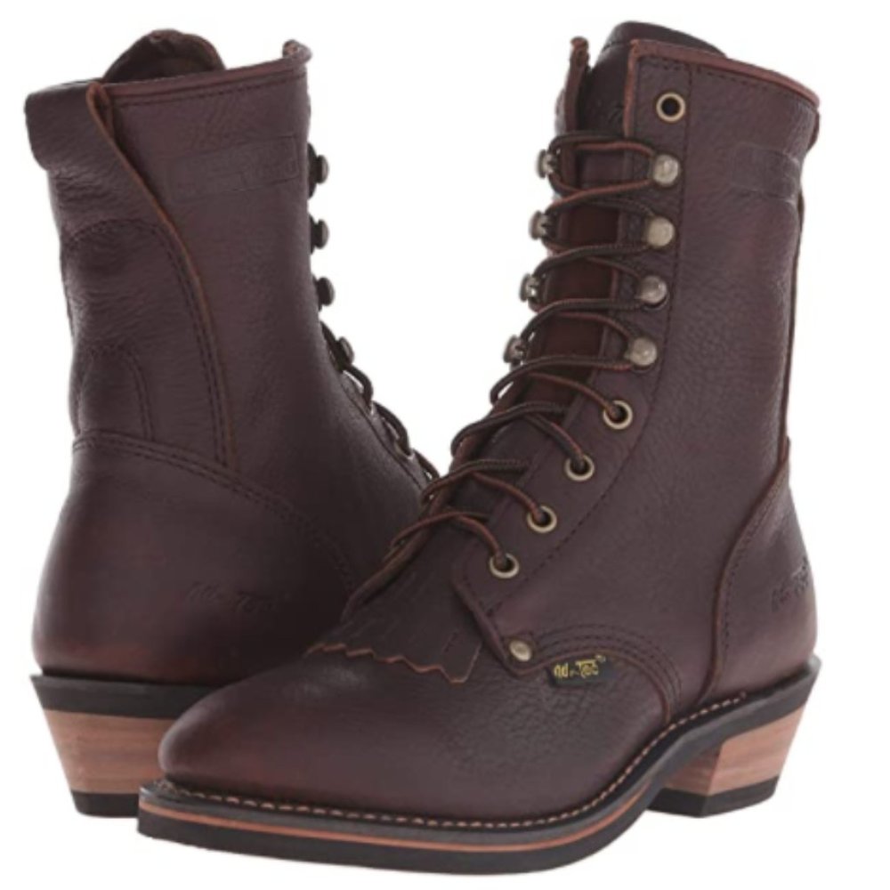 Ad Tec 8" Mid Calf Work Boots For Women Durable